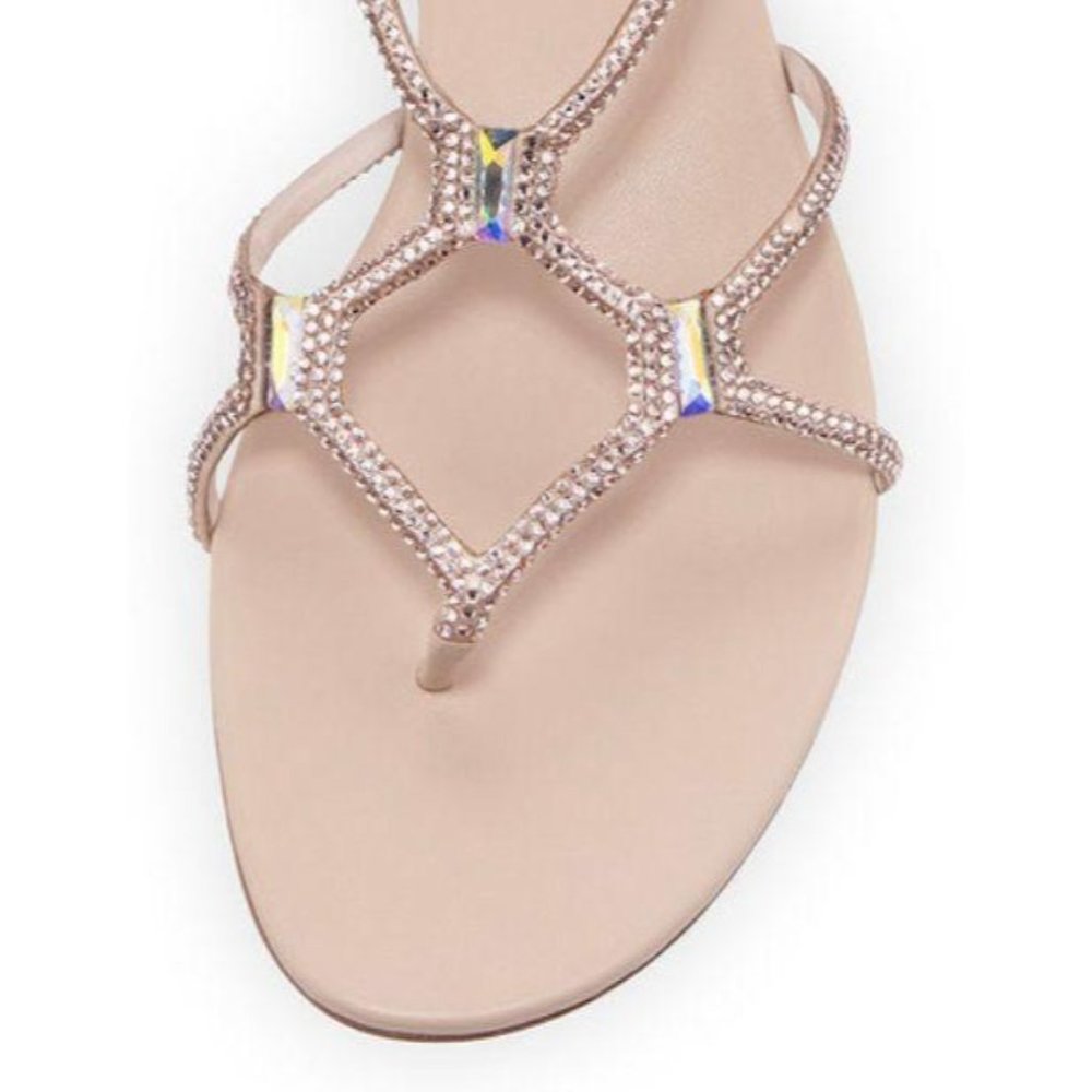 NEW Rene Caovilla Crystal Gladiator Sandals 40 - Picture 3 of 12